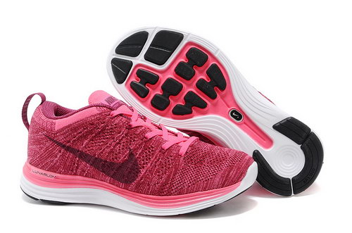 Nike Flyknit Lunar 1 Women Pink Black Best Price